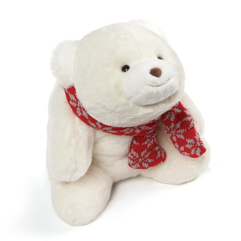 Snuffles White (red scarf) Peluche 26cm GUND