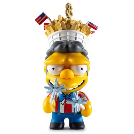 Uncle Moe 2/24 The Simpsons Moe's Tavern Vinyl Mini Series Mini Figurine Kidrobot