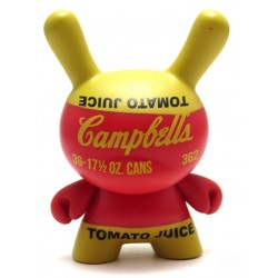 Red Campbell's Soup 3/24 Andy Warhol Series 2 Dunny 3-Inch Figurine Kidrobot