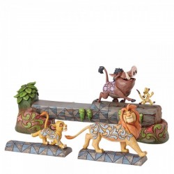 Carefree Camaraderie (Simba, Timon and Pumbaa) Disney Traditions Enesco