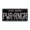 Fan Requested PWR RNGR License Plate Power Rangers