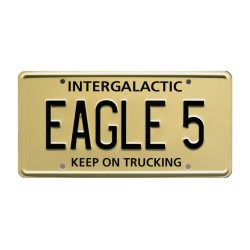 Winnebago EAGLE 5 License Plate Spaceballs