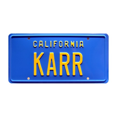 Knight Automated Roving Robot 1982 Trans Am KARR License Plate Knight Rider
