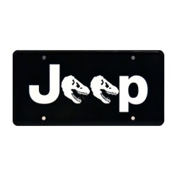 Jeep Rubicon Commercial JEEP Dino Head License Plate Jurassic Park