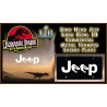 Jeep Rubicon Commercial JEEP Dino Head License Plate Jurassic Park