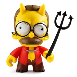 Devil Flanders The Simpsons Medium Art Figurine Kidrobot