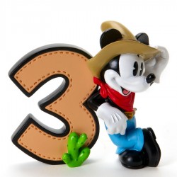 Birthday Numbers Mickey "3" Disney Showcase Enesco