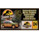 Number 04 Ford Explorer Tour Vehicle JP 04 License Plate Jurassic Park (1993)