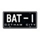 Batmobile BAT-1 License Plate Batman 1960s