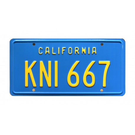 Trans Am 1982 'KITT' KNI 667 License Plate Knight Rider