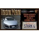 Tony Stark's Audi R8 STARK 4 License Plate Iron Man