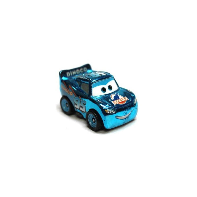 Metallic Dinoco Lightning McQueen Cars 3 Die-Cast Mini Racers Mattel