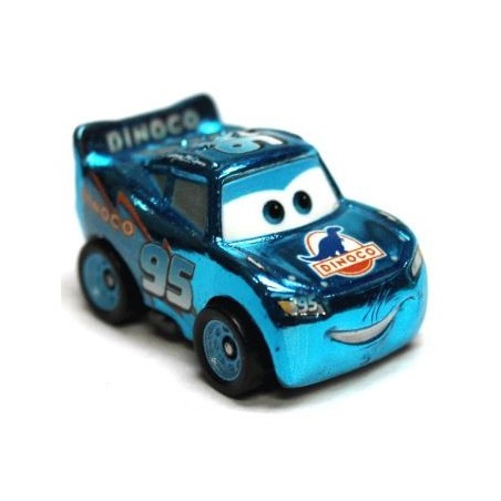 Metallic Dinoco Lightning McQueen Cars 3 Die-Cast Mini Racers Mattel
