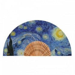 Eventail Nuit Etoilée VAN GOGH Enesco