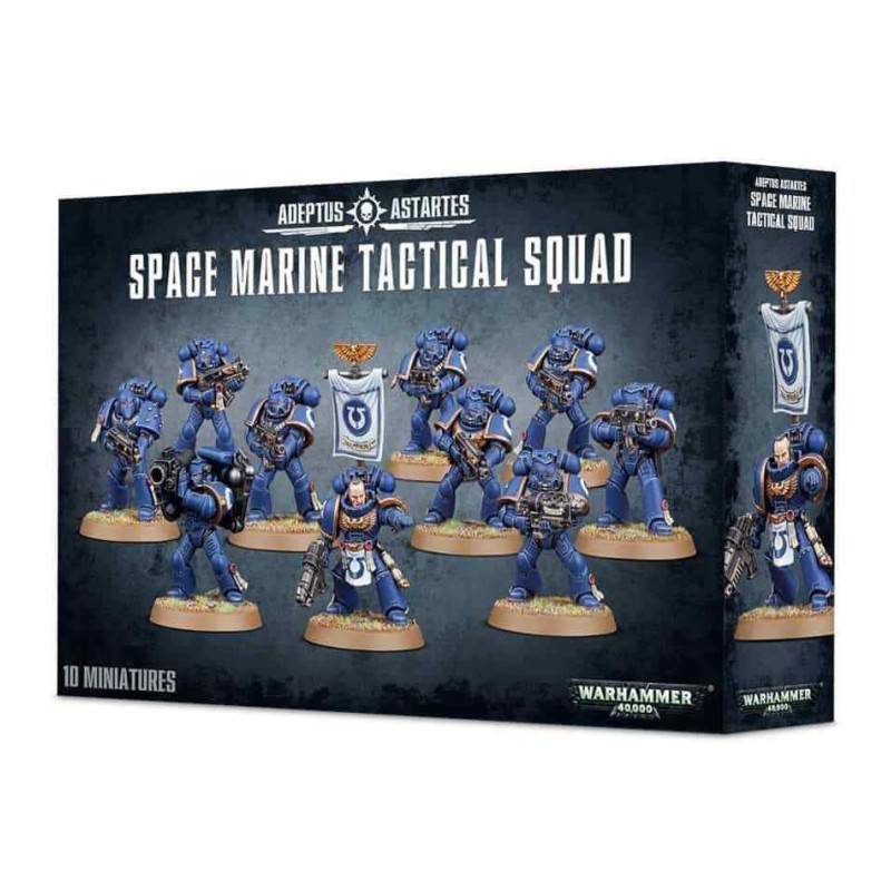 Boîte 10 Miniatures Space Marine Tactical Squad Warhammer 40,000 Games Workshop