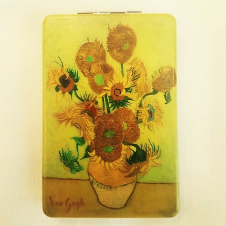 Miroir de poche Tournesols VAN GOGH Enesco