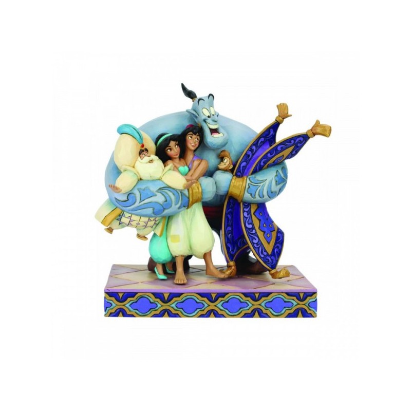 Group Hug! (Aladdin) Storybook Disney Traditions Enesco