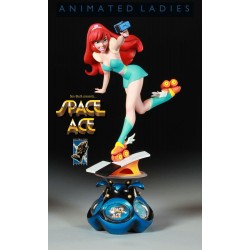 Space Ace Kimberly Animated Ladies Statue Electric Tiki