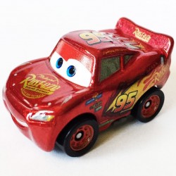 Metallic Lightning McQueen Cars 3 Die-Cast Mini Racers Series 3 Mattel