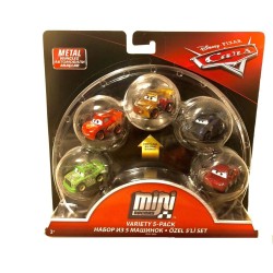 5-Pack Variety Cars Die-Cast Mini Racers Metallic Rust-eze Cruz Ramirez Exclusive Mattel