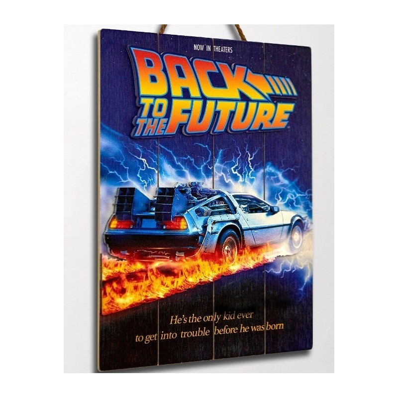 Wood Arts 3D Back to the Future Movie Poster Doctor Collector