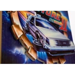 Wood Arts 3D Back to the Future Part 2 Movie Poster Doctor Collector