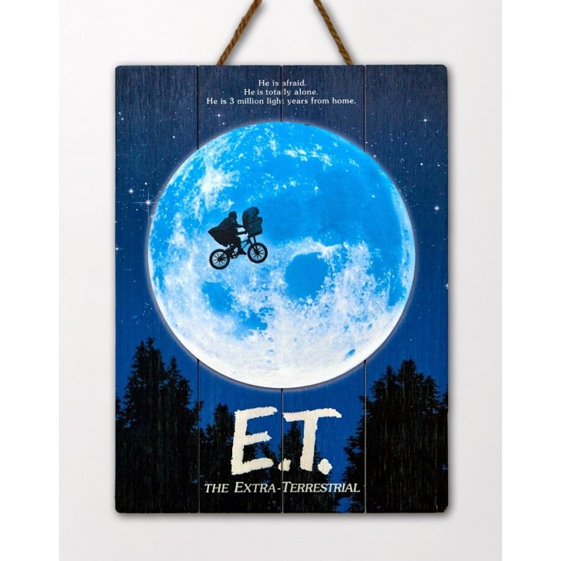 WOODARTS 3D E.T. The Extra-terrestrial Movie Poster Doctor Collector