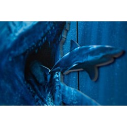 WOODARTS 3D Jurassic World Mosasaurus Doctor Collector