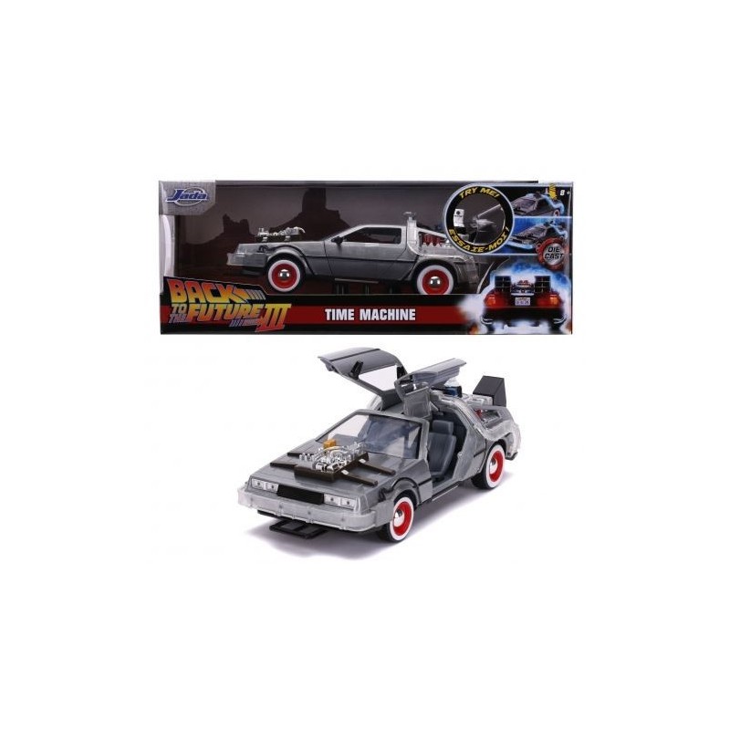 DeLorean Time Machine "Retour vers le futur III" 1/24 Jada