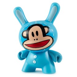 Julius Bunny (Blue) 3/24 Designer Con Mini Series Dunny 3-Inch Figurine Kidrobot