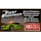 Mitsubishi Eclipse RNO 263 License Plate Fast and Furious