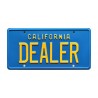 DeLorean Dealer License Plate Poster