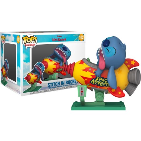 Stitch in Rocket POP! Rides 102 Figurine Funko