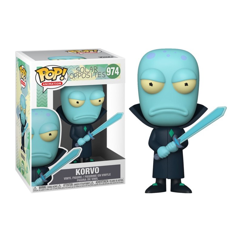 Korvo - Solar Opposites POP! Animation 974 Figurine Funko