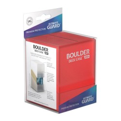 BOULDER DECK CASE 100+ Taille Standard Ruby Ultimate Guard