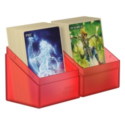 BOULDER DECK CASE 80+ Taille Standard Ruby Ultimate Guard