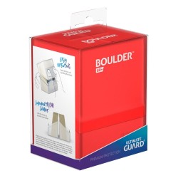 BOULDER DECK CASE 80+ Taille Standard Ruby Ultimate Guard