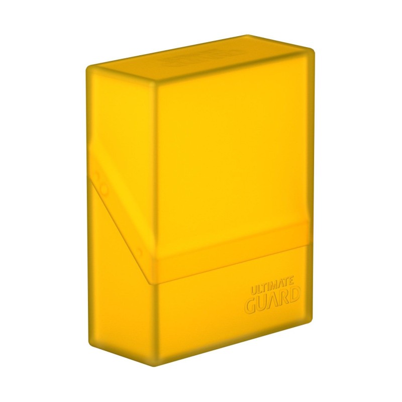 BOULDER DECK CASE 40+ Taille Standard Amber Ultimate Guard