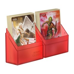 BOULDER DECK CASE 40+ Taille Standard Ruby Ultimate Guard