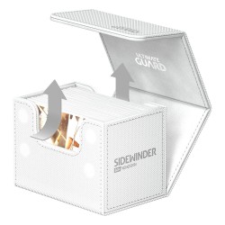 SIDEWINDER DECK CASE 80+ XenoSkin Monocolor White Ultimate Guard