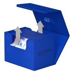 SIDEWINDER DECK CASE 80+ XenoSkin Monocolor Bleu Ultimate Guard