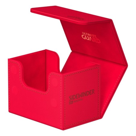 SIDEWINDER DECK CASE 80+ XenoSkin Monocolor Rouge Ultimate Guard