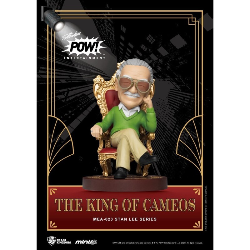 STAN LEE "The King of Cameos" Mini Egg Attack Figurine Beast Kingdom