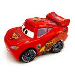 LIGHTNING McQUEEN WITH RACING WHEELS Cars Die-Cast Mini Racers Mattel