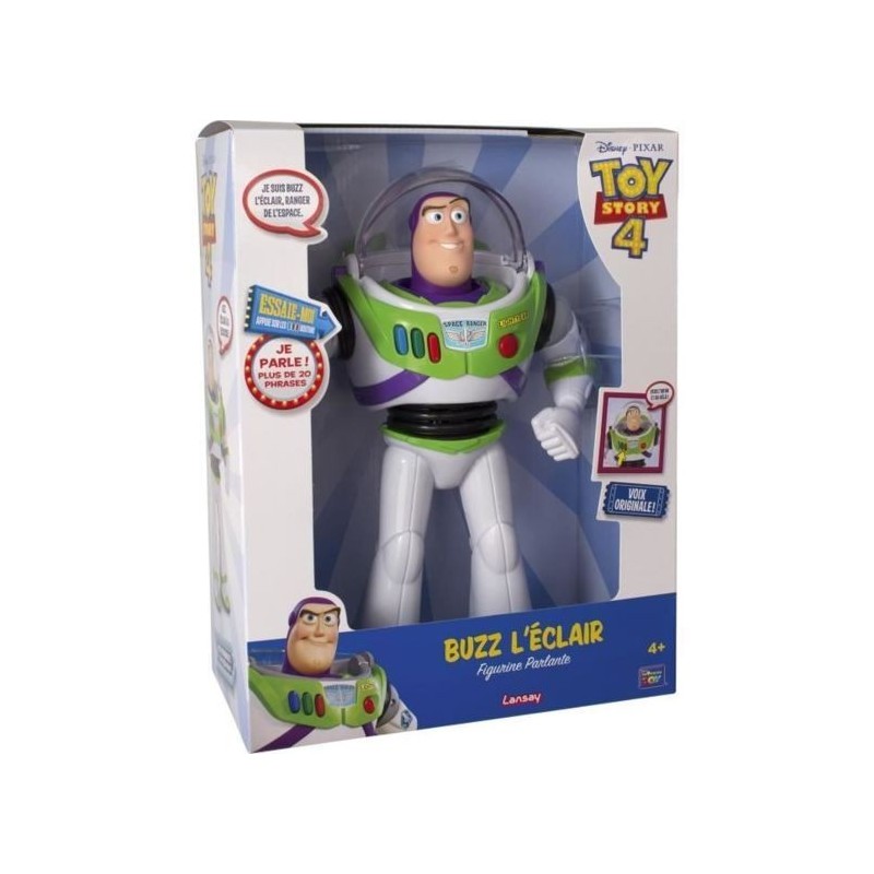 Toy Story 4 BUZZ L'ÉCLAIR Figurine d'action parlante 