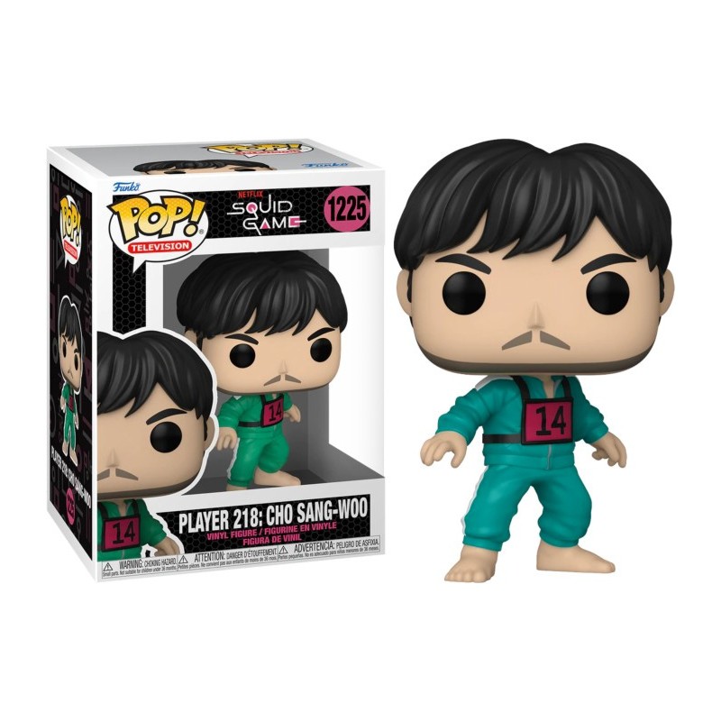 PLAYER 218: CHO SANG-WOO - Squid Game POP! Television 1225 Figurine Funko