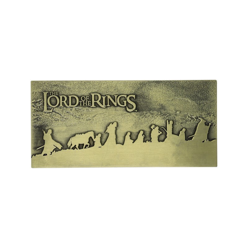 THE FELLOWSHIP Metal Plaque Fanattik