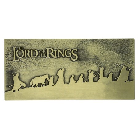 THE FELLOWSHIP Metal Plaque Fanattik
