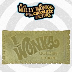 WILLY WONKA COLLECTOR'S EDITION GOLDEN TICKET Replica Fanattik