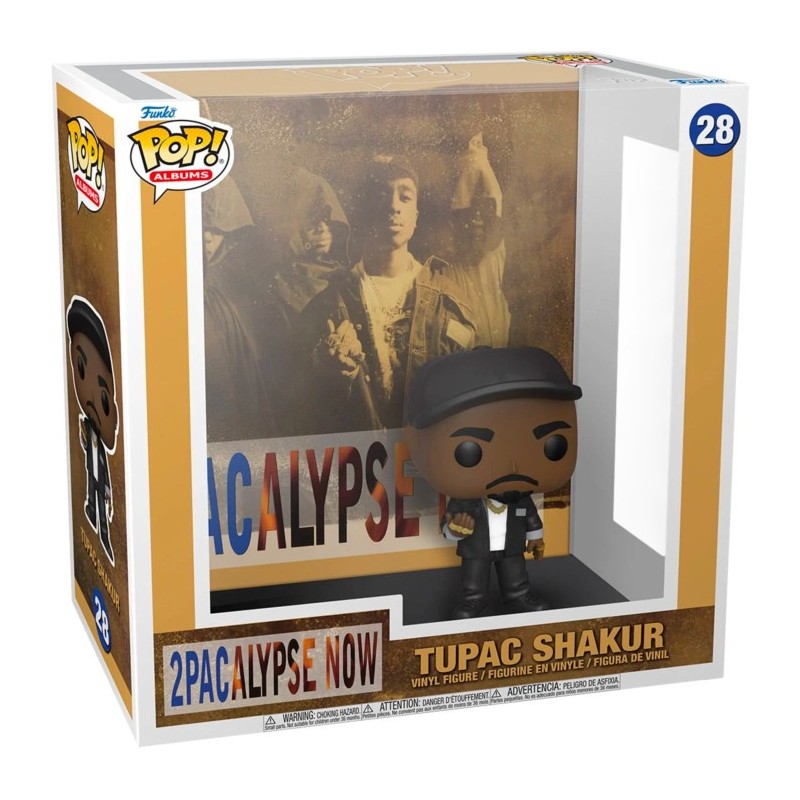 TUPAC SHAKUR 2PACALYPSE NOW POP! Albums 28 Figurine Funko